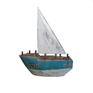 Segelboot >Neptun< Deko aus Holz