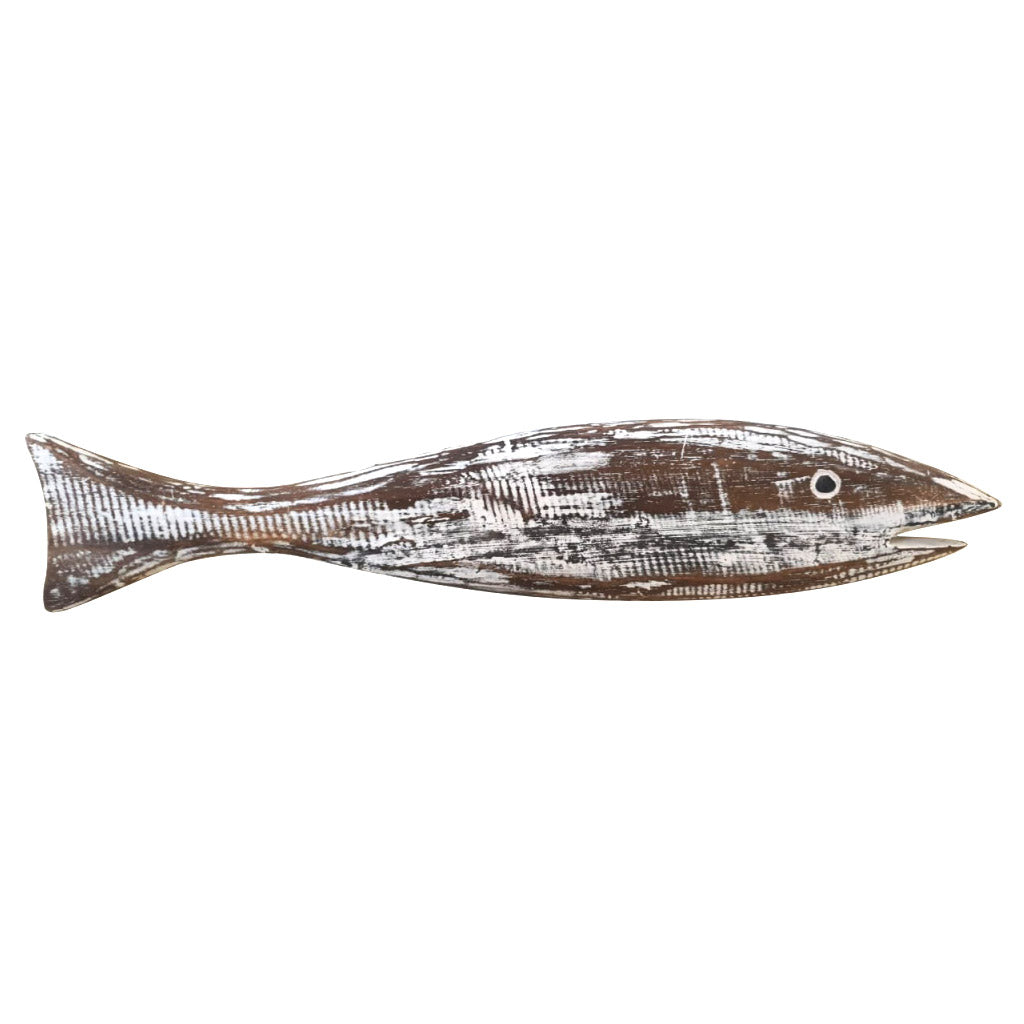 Fisch aus Holz als Wanddeko maritime Deko - versch. Größen & Farben