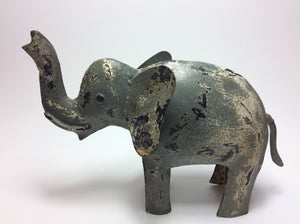 Metall Elefant groß shabby look