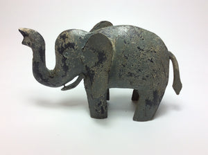 Metall Elefant  klein shabby look